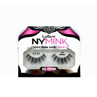 Laflare NYMink 3D Mink Lashes – NY41 - ANNS BEAUTY SUPPLY